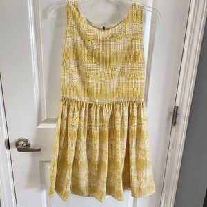 🌟🛍️ SIB China yellow zip up dress EUC